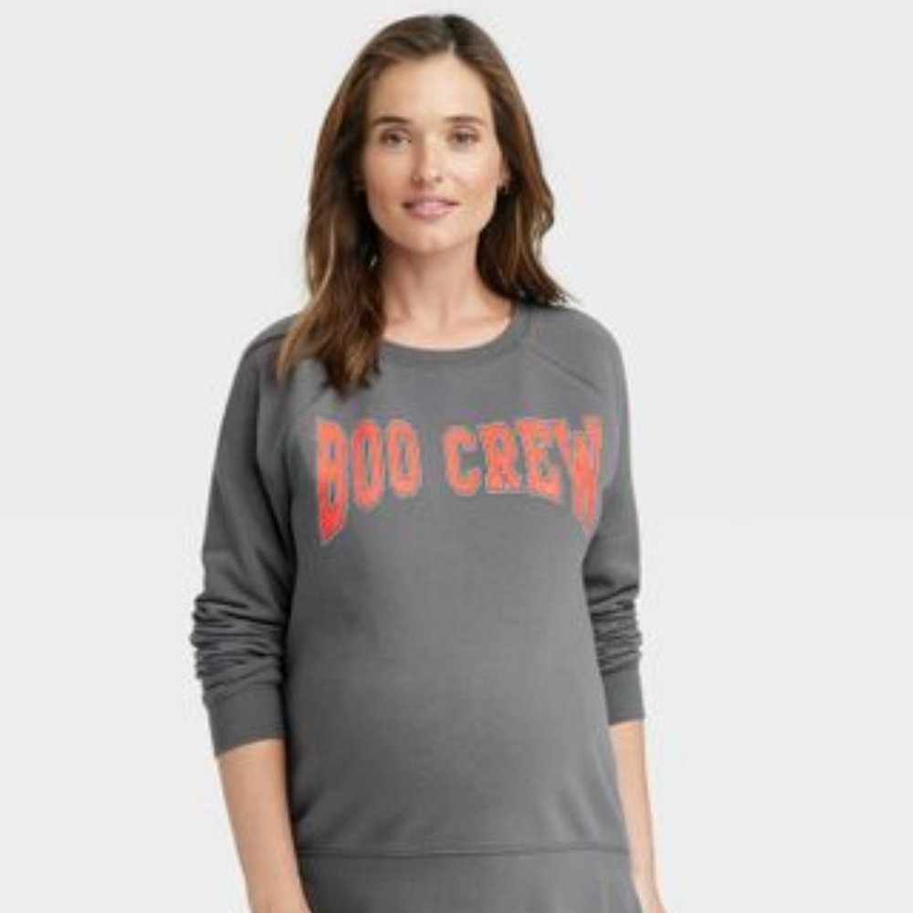Boo crew sweater